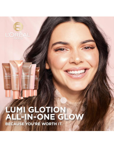 Iluminador L'Oreal Paris Lumi Glotion 40 ml - Brillo Natural 901 Justo 2