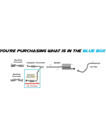 Catalizador EPA Escape del Noreste Toyota 4Runner 2010-2012