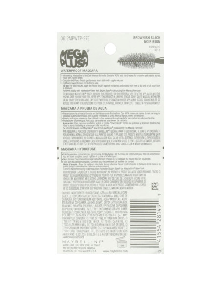 Máscara de Pestañas Maybelline Mega Plush Volume 8.5 ml