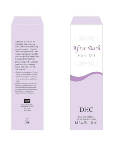 Aceite para el Cabello DHC Sin Enjuague 97.6 ml - Brillo y Suavidad
