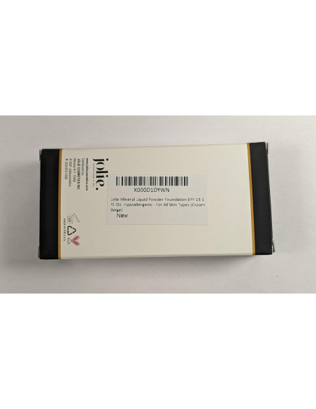 Base Líquida Mineral Jolie SPF 15 28.35g Hipoalergénica Beige Crema