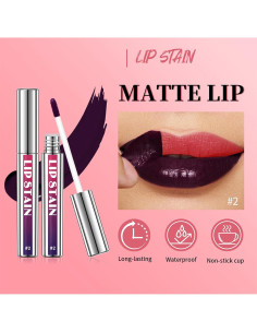 Tinte de Labios Peel Off Dulele 3PCS Larga Duración Rosa Nude 2