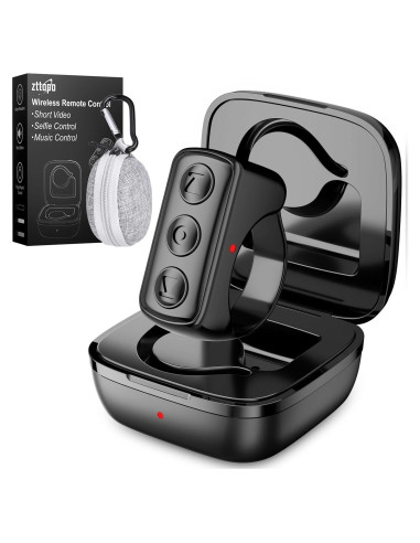 Anillo Control Remoto Bluetooth Zttopo para TikTok y Kindle