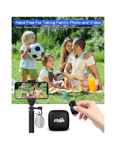 Anillo Control Remoto Bluetooth Zttopo para TikTok y Kindle