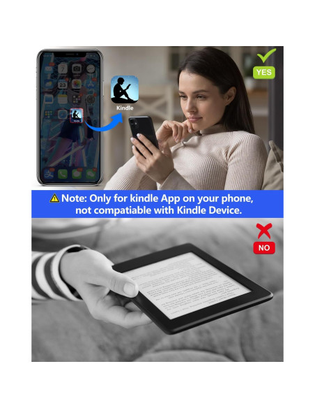 Anillo Control Remoto Bluetooth Zttopo para TikTok y Kindle