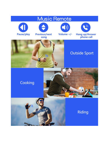 Anillo Control Remoto Bluetooth Zttopo para TikTok y Kindle