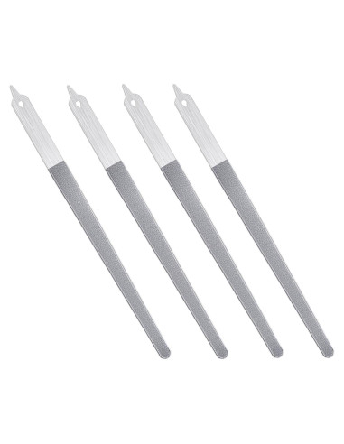 4 Limadoras de Uñas de Acero Inoxidable Bremorou - Pequeñas