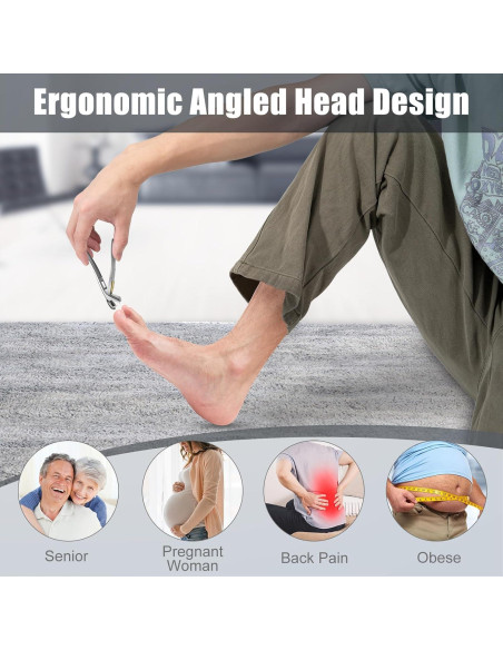 Cortauñas Profesional SHINLEA para Uñas Gruesas con Recogedor