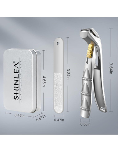 Cortauñas Profesional SHINLEA para Uñas Gruesas con Recogedor