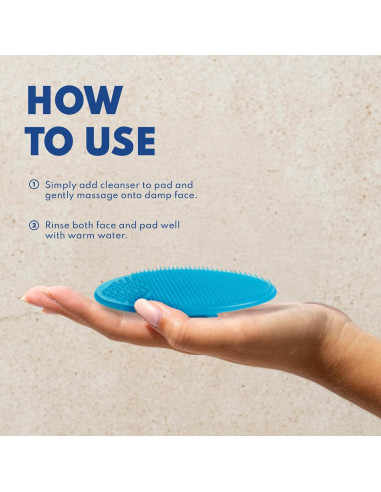 Almohadilla Exfoliante Facial Alma K de Silicona - 1 pc