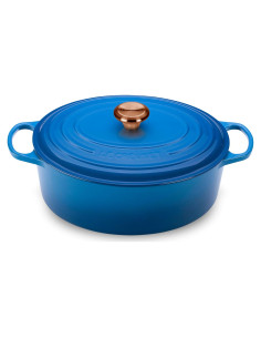 Olla Holandesa Ovalada Le Creuset 8 Cuartos Hierro Fundido Marseille
