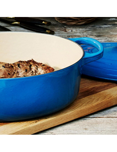 Olla Holandesa Ovalada Le Creuset 8 Cuartos Hierro Fundido Marseille