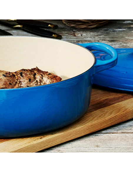 Olla Holandesa Ovalada Le Creuset 8 Cuartos Hierro Fundido Marseille