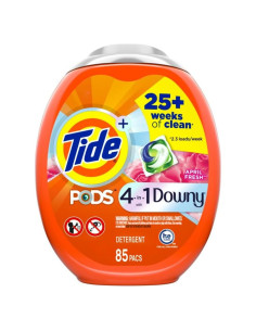 Tide PODS Plus Downy 85 unidades Detergente Líquido Ropa