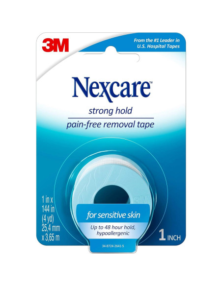 Cinta de Remoción Sin Dolor Nexcare 2.54 cm x 3.66 m - 1 Rollo