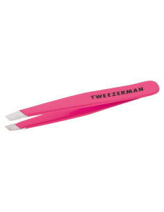 Pinzas Mini Slant Tweezerman Rosa Neón - Pinzas para Cejas