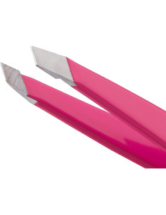 Pinzas Mini Slant Tweezerman Rosa Neón - Pinzas para Cejas 2