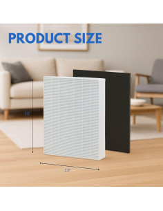 Filtro HEPA Nispira para Purificador Coway AP-1512HH - 3 Piezas 2