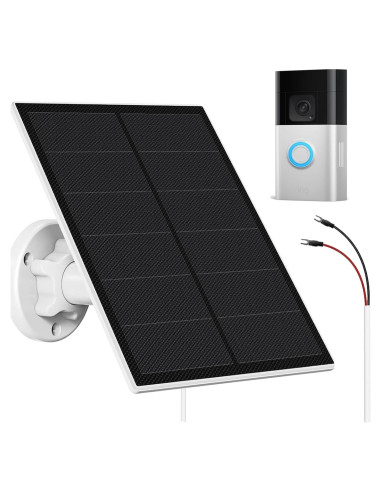 Cargador Solar 5W SANKABA para Timbre Ring 3/3 Plus/4 IP65
