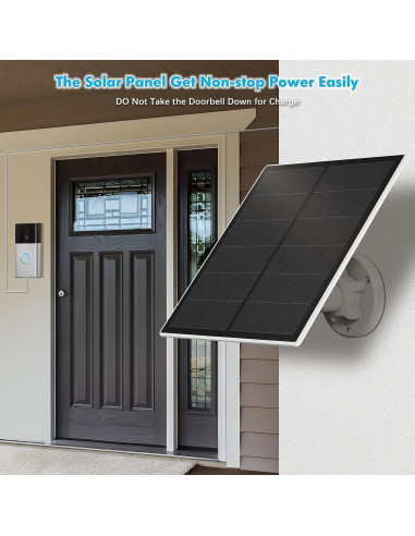 Cargador Solar 5W SANKABA para Timbre Ring 3/3 Plus/4 IP65