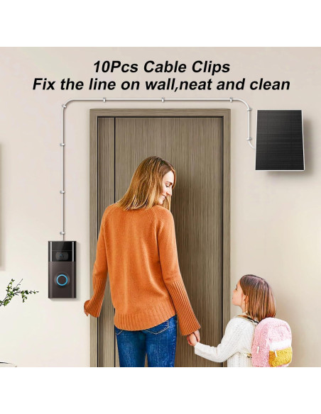 Cargador Solar 5W SANKABA para Timbre Ring 3/3 Plus/4 IP65