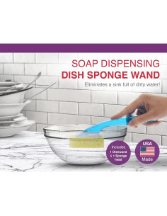 Esponja de Plato Arrow Home Products con Dispensador de Jabón 29.21 cm 2