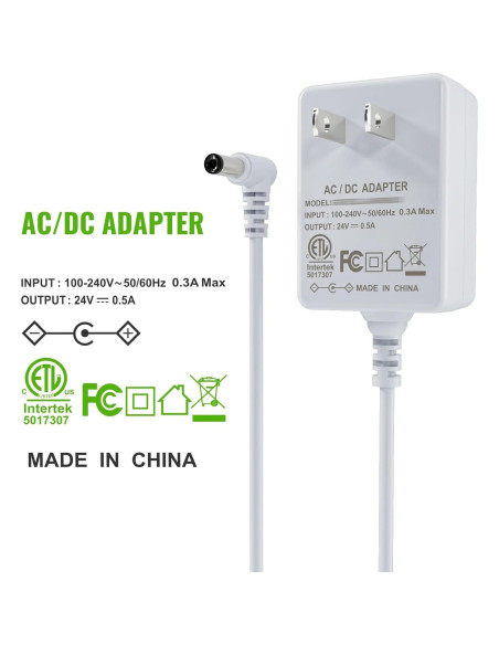 Adaptador de Corriente 24V SoulBay para Difusores 1.7m