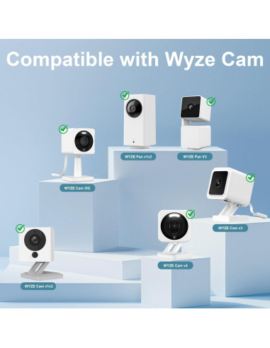 Adaptador de Poder Uogw 15m Impermeable para Wyze Cam