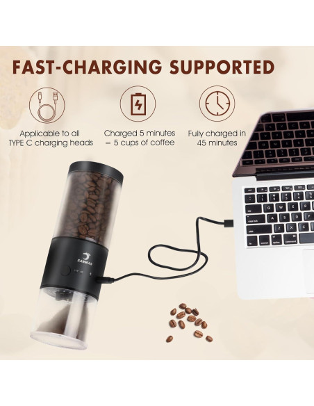 Molinillo de Café Eléctrico SANMAS 80 Ajustes Acero Inoxidable