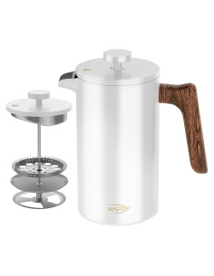 Cafetera Prensa Francesa IKAPE 1.0L Acero Inoxidable 304