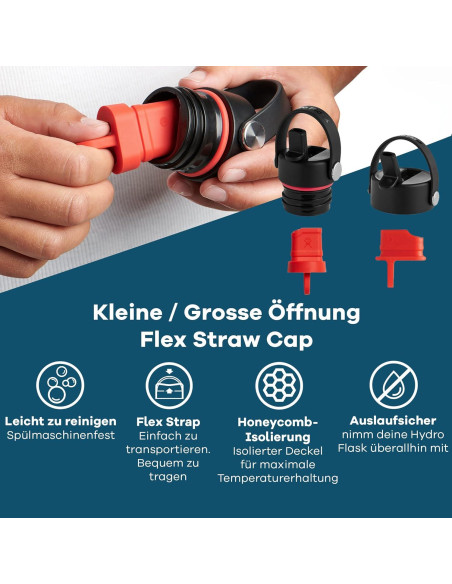 Botella de Agua Hydro Flask 621 ml Acero Inoxidable Seagrass