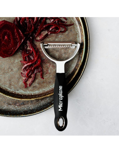 Pelador Juliana Microplane Y - Acero Inoxidable Ergonómico