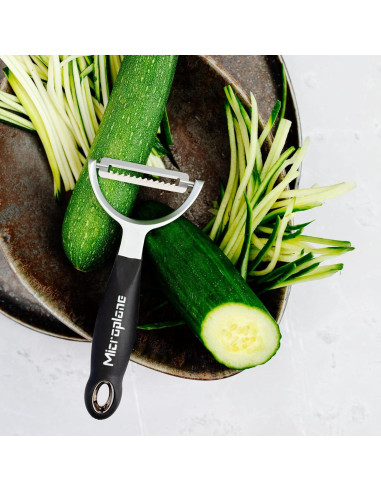 Pelador Juliana Microplane Y - Acero Inoxidable Ergonómico
