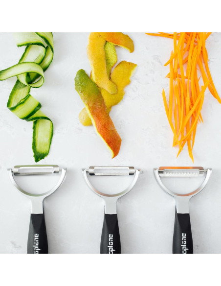 Pelador Juliana Microplane Y - Acero Inoxidable Ergonómico