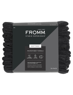 Toallas de Microfibra Fromm Softees 10 Unidades 40.6x73.7cm Negro