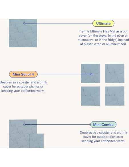 Espátula Flex Premium GIR - Juego de 2 Silicona Marino 20 y 10 cm