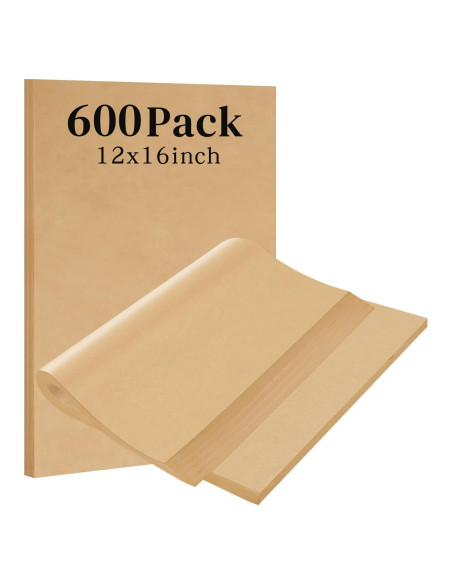 600 Hojas de Papel Pergamino Discanou 30.48x40.64cm Antiadherente 600 Hojas de Papel Pergamino Discanou 30.48x40.64cm Antiadherente