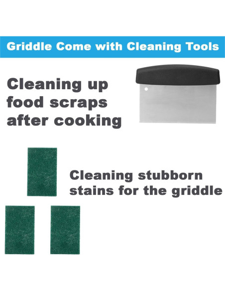 Plancha de Grill TAILGRILLER 17" Hierro Fundido para Blackstone