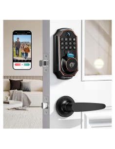 Cerradura Inteligente WiFi ARPHA D289+H300 con Cámara y Huella