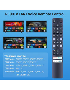 Control Remoto de Voz Oumeite RC901V FAR1 para TCL Smart TV 2