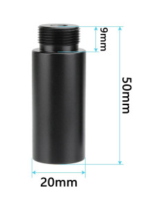 Adaptador Tornillo Micrófono 5/8"-27 F a M CAMVATE 5.08 cm 2 Piezas 2