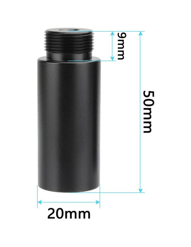 Adaptador Tornillo Micrófono 5/8"-27 F a M CAMVATE 5.08 cm 2 Piezas