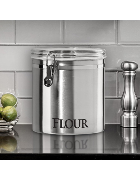 Recipiente Hermético Oggi Jumbo 20.32 cm Acero Inoxidable