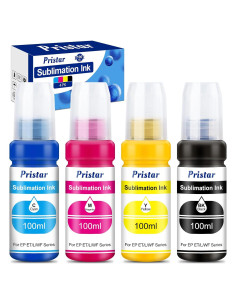 Tinta de Sublimación Pristar 400 ml para Impresoras Ecotank