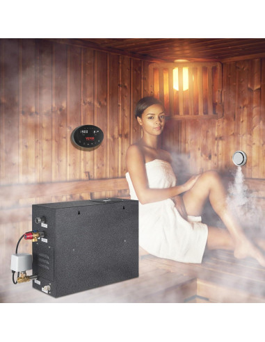 Generador de Vapor VEVOR 12kW con Control de Temperatura y Temporizador