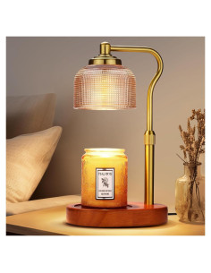 Lámpara Calentadora de Velas Kadrama con Temporizador y 3 Bombillas