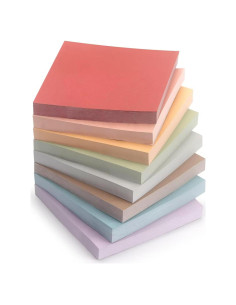 Notas Adhesivas Lobo Oriental 8 Colores Vintage 7.62cm