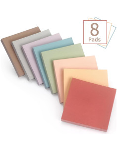 Notas Adhesivas Lobo Oriental 8 Colores Vintage 7.62cm 2