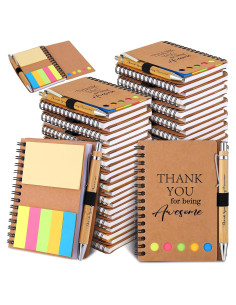 30 Juegos de Cuadernos Espirales y Bolígrafos Czlotyh