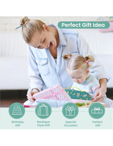 Juego de Té de Silicona Buddy & Belle - 18 Piezas para Niños